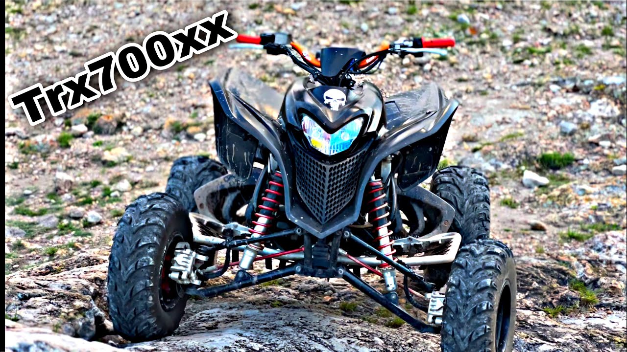 The newest addition!! TRX700xx with 3 flat tires - YouTube