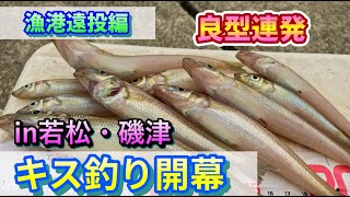 キス釣り開幕！ちょい投げ装備でも十分狙える範囲でした！in三重