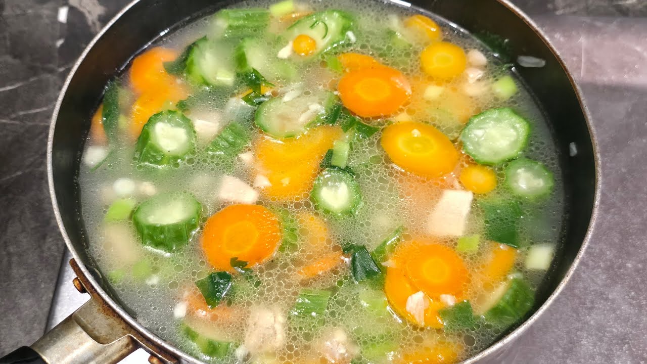 RESEP SOP OYONG WORTEL DADA AYAM - KUAH BENIG DAN SUPER GURIH