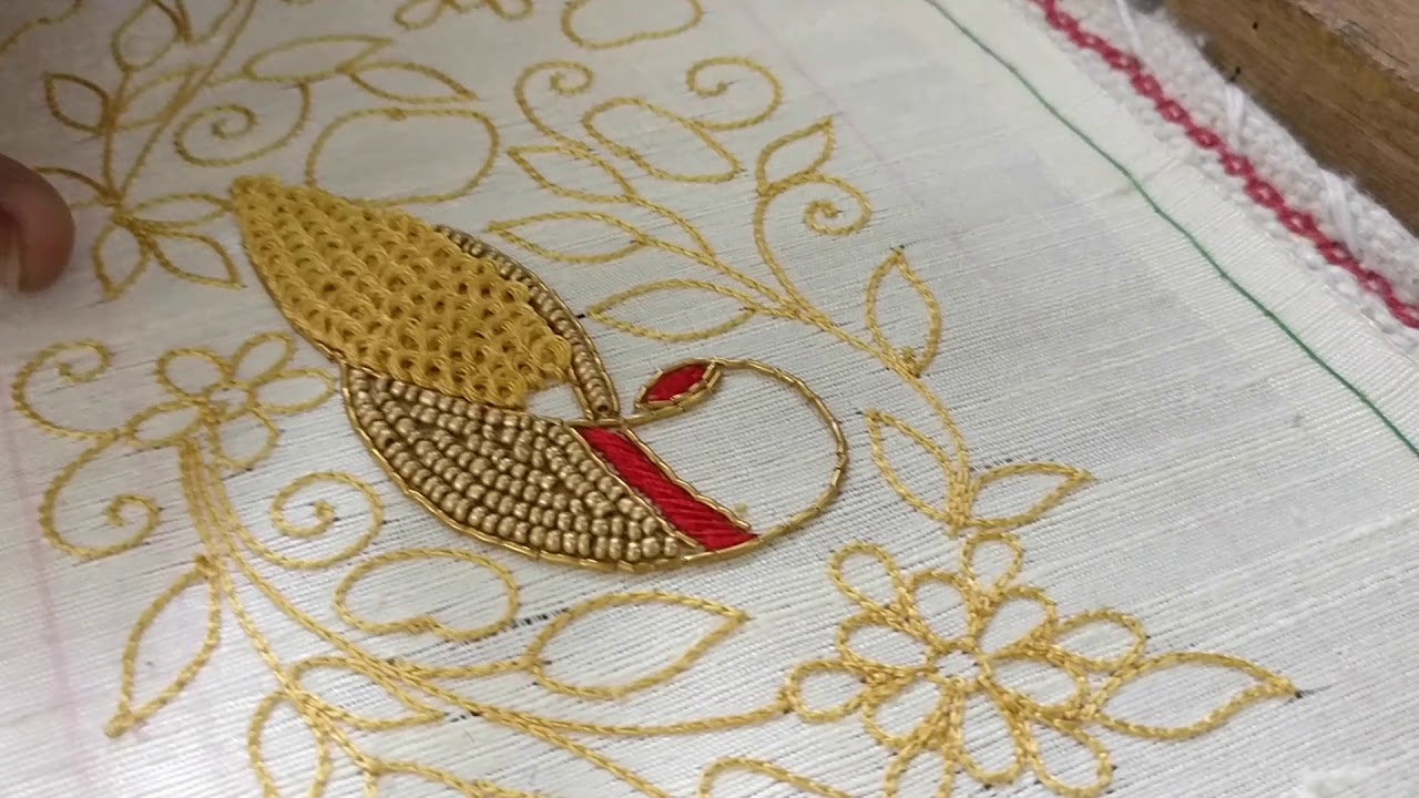 Kerala special embroidery designs YouTube
