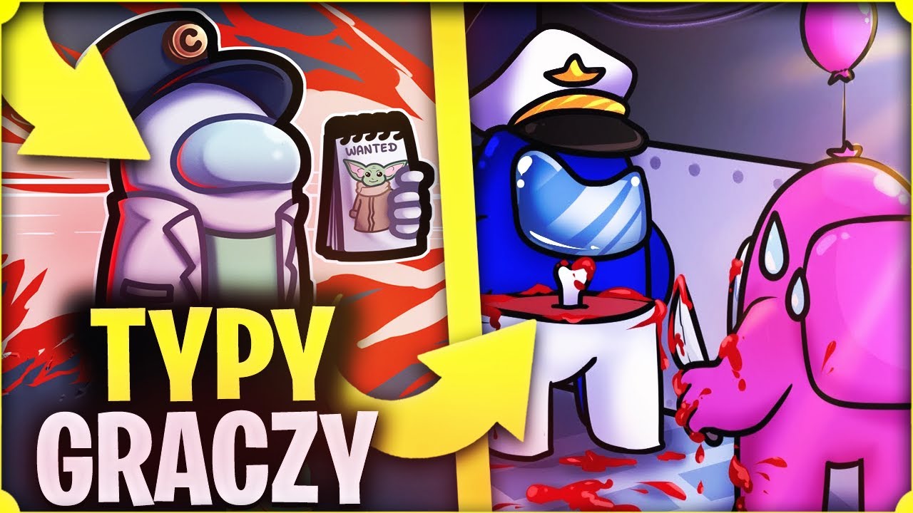 ⭐ TYPY GRACZY w AMONG US POLSKA (w 