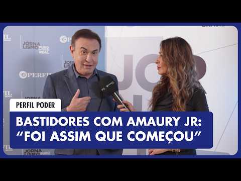 BASTIDORES: Amaury Jr. relembra início da trajetória na TV e detalha convite ao Perfil Poder