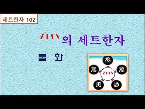 Set Hanja Lesson 298: The Fire Radical / Combining with Radicals Meaning Energy or Passion