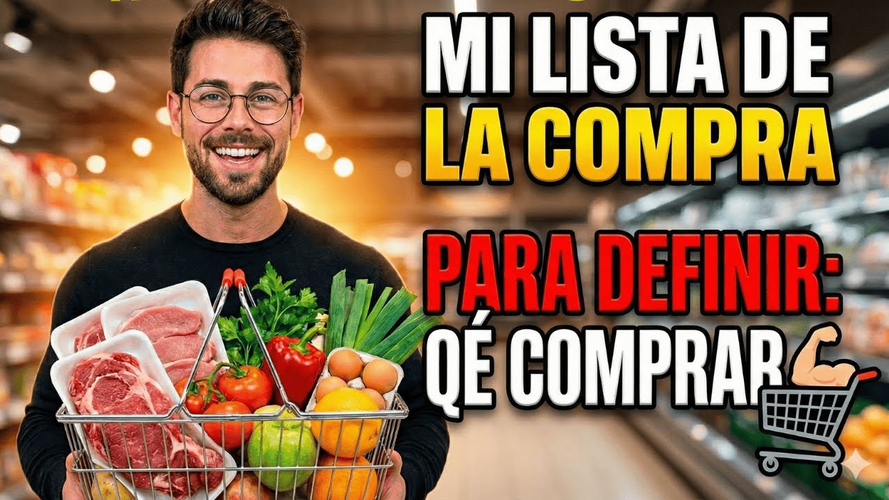 LISTA DE LA COMPRA PARA DEFINIR | QUÉ SÍ COMPRAR | QUÉ COMER🍽️