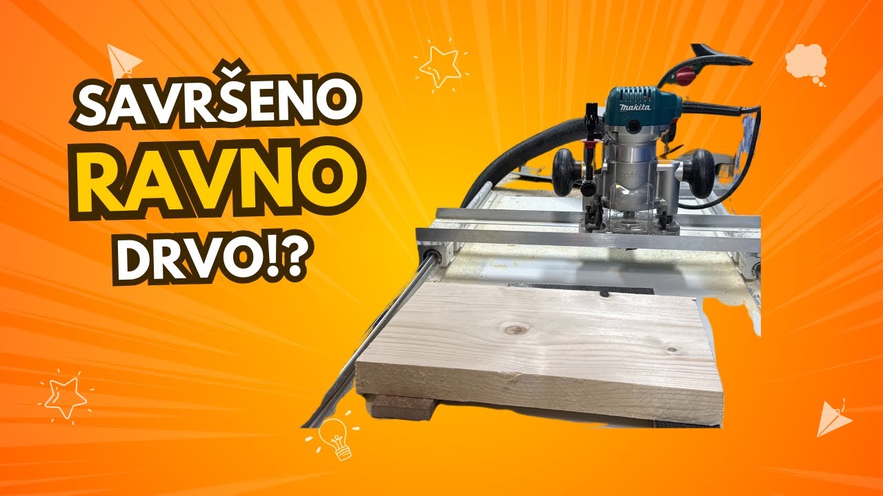 Kako Sam Napravio Vodilicu za Glodalicu za Savršeno Ravnanje Drveta? Jednostavno i brzo!