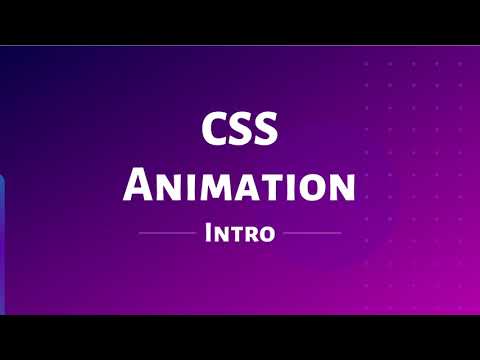 CSS Animation Series #1 - Intro