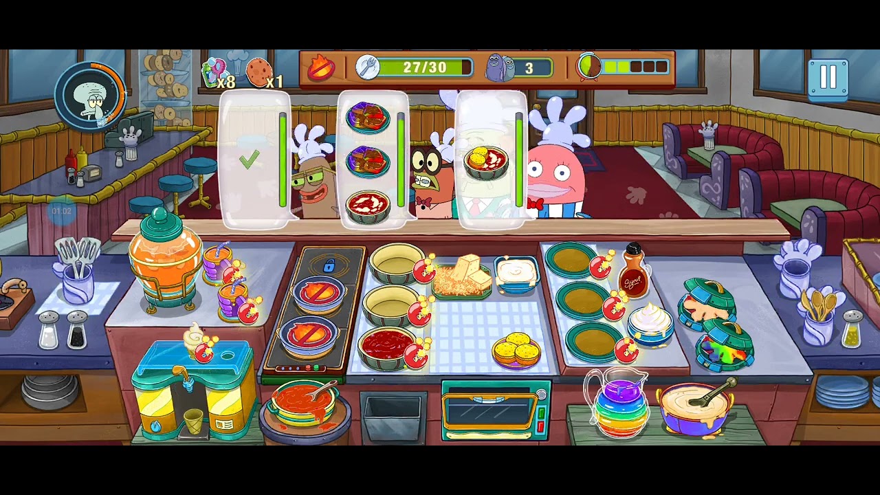 SpongeBob: Krusty Cook-Off - Chef Gloveys (Level 64/120)
