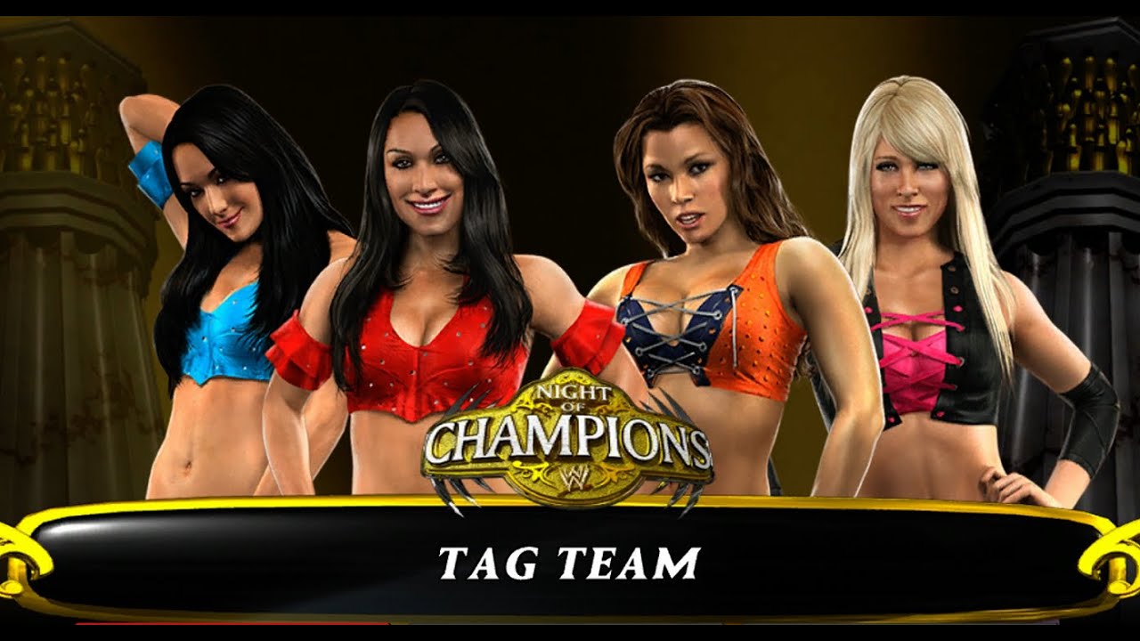 Wwe Smackdown Vs Raw 2010 Xbox 360 (Bella Twins Vs Mickie James, Kelly  Kelly) Tag Team Match - Youtube