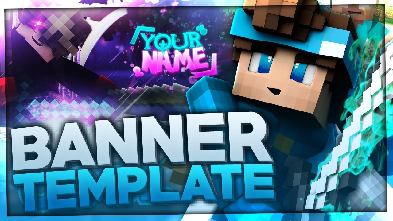 Epic Free Minecraft Banner Template Baumblau Youtube