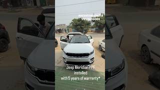 PPF installed Jeep Meridian @ns_customsindia #ppf #paintprotectionfilm #jeepmeridian