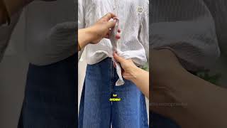 How to Tie a Shirt Knot: 2 Easy Summer Outfit Ideas #shorts #sewing #fashion #summer #tipsandtricks