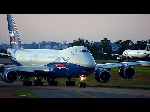 Boeing 747-8F da SilkWay West Airlines registrado em Viracopos