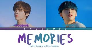 Kim Wooseok and Lee Eunsang - Memories [Color Coded Han/Rom/Eng Lyrics]