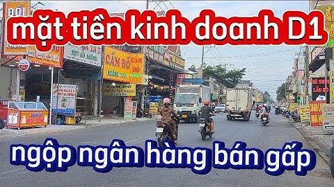 ngộp ngân hàng bán gấp nhà mặt tiền D1 kinh doanh vạn nghề giá đầu tư.