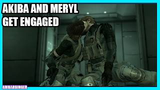 MGS4 Guns of the Patriots Remaster Meryl Silverburgh and Akiba (Johnny Sasaki) Get Engaged