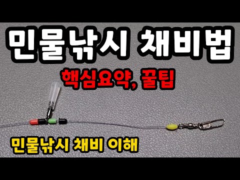 초보자를 위한 붕어낚시 채비법 / 핵심요약 꿀팁 / 처음 하시는 분 꼭 보세요