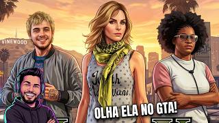 GTA 5 - Ana Paula, Milena e Juliano dão rolê na cidade