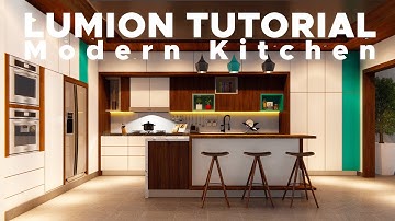 Lumion 6 Rendering Tutorial #56 - Modern Kitchen