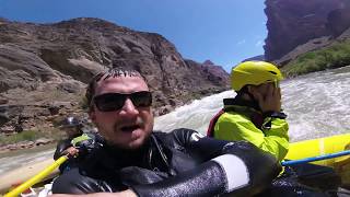Lava Falls Class 9 Rapid at 14,000 CFS, Grand Canyon River Trip May 2017