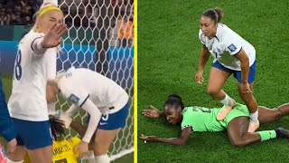 Dirty Plays \& Fights in WOMEN'S FOOTBALL