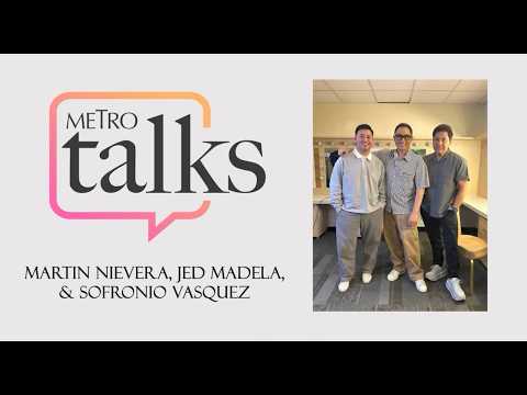 Metro Talks with #MartinNievera, #JedMadela, #SofronioVasquez, for #LIYAB