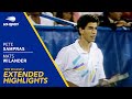 Pete Sampras vs Mats Wilander Extended Highlights | 1989 US Open Round 2