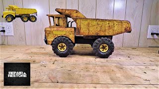Why does the TONKA DUMP TRUCK only have 4 wheels?  Lets do SIX. ( I'll show you how! )