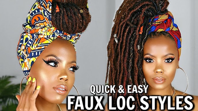 HOW TO STYLE 30” FAUX LOCS 8+ WAYS, QUICK & EASY