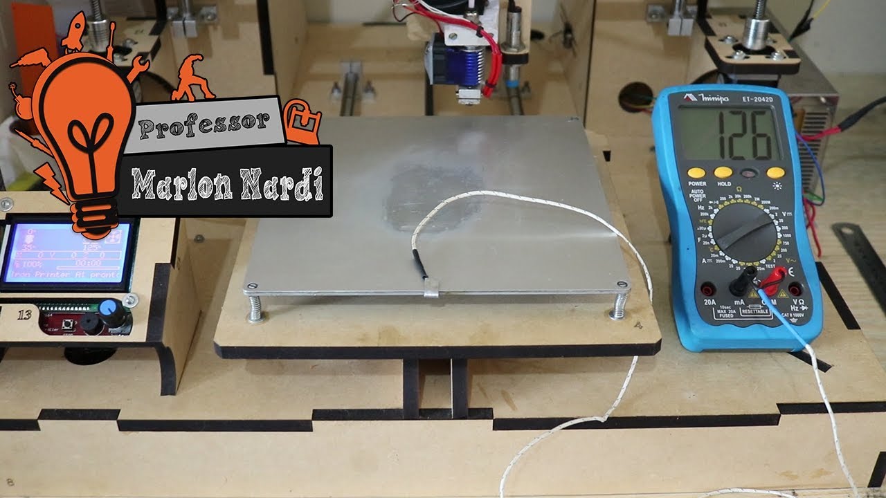 Mesa aquecida que NÃO Esquenta Direito! Como Resolver! Impressão 3D