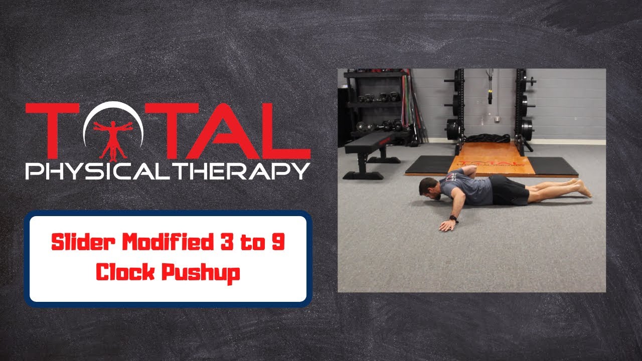 Slider Modified 3 to 9 Clock Pushup - YouTube