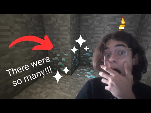 I found SO MANY DIAMONDS 😮 | Minecraft survival episode 2 - YouTube