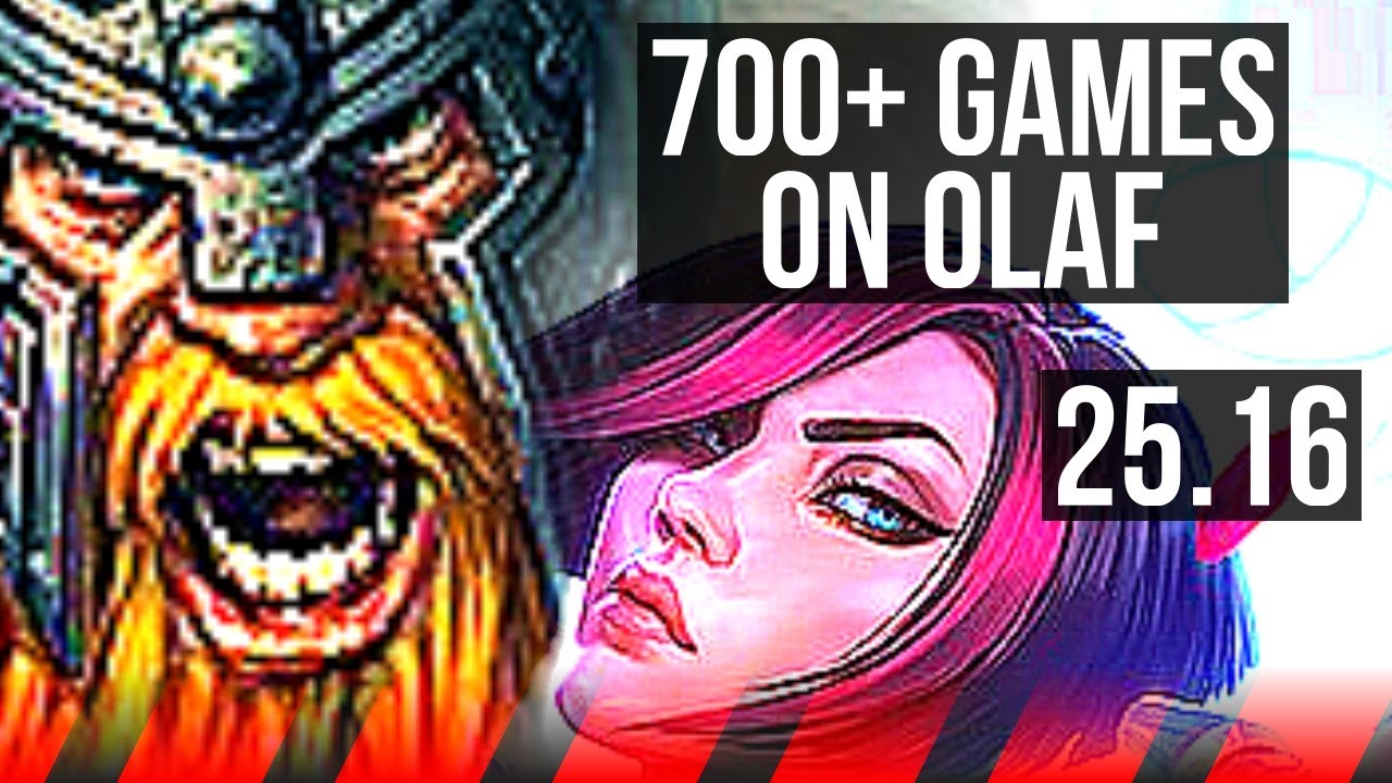 OLAF vs FIORA (TOP) | 7/1/1, 700+ games, Godlike | KR Master | 25.16