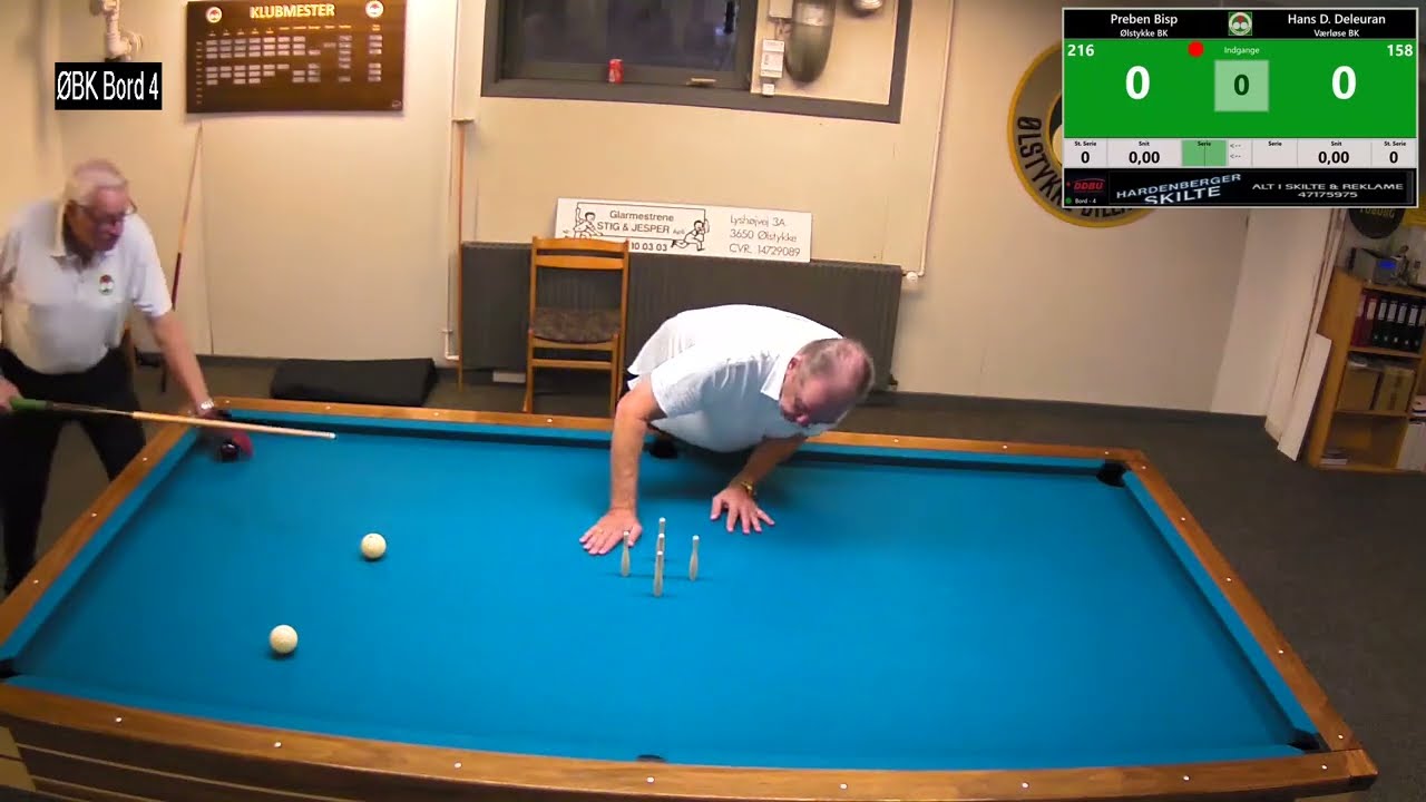 bord 4 Hans D Deleuran Værløse vs Preben Bisp ØBK serie 3