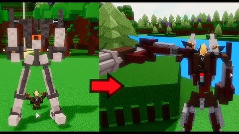How to make EASY NO SCALE Mech SUIT!!! Roblox Build a Boat