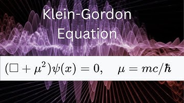 Klein-Gordon Equation || Quantum Field Theory(Lagrangian density method)