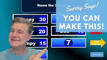 EASILY Create a Family Feud Game  | FREE PowerPoint Template!