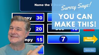 EASILY Create a Family Feud Game  | FREE PowerPoint Template! screenshot 4