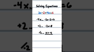 Solving Equations