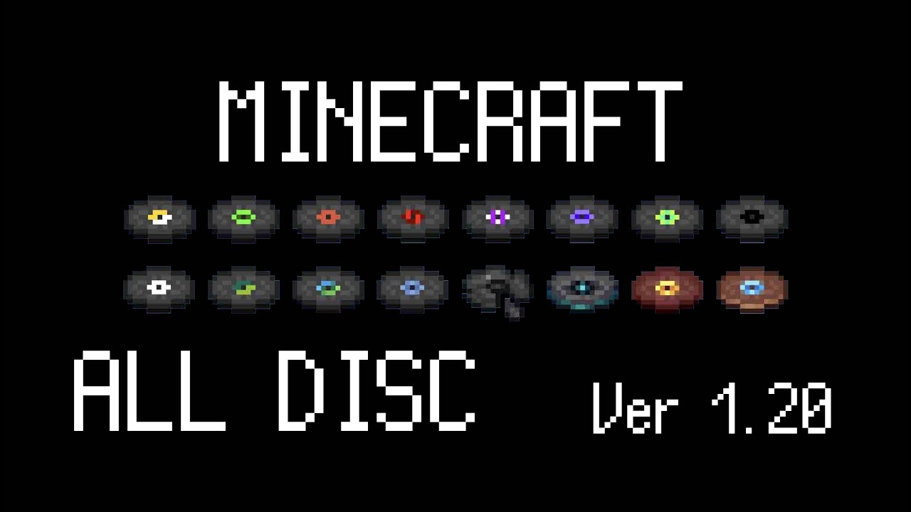 Minecraft - All Music Discs Version 1.20 - YouTube