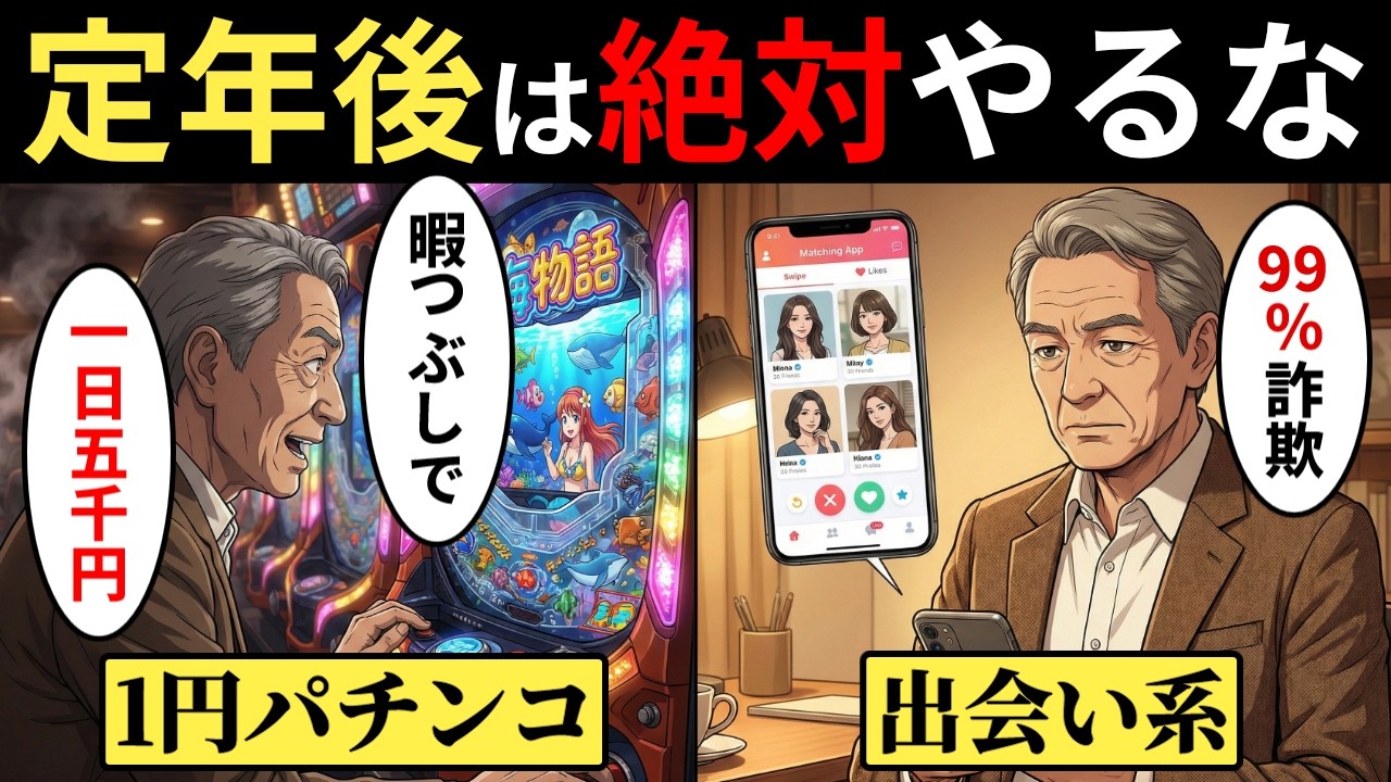 【漫画】60歳を超えてから熱中する人続出…老後が一瞬で崩壊する定年後の趣味5選