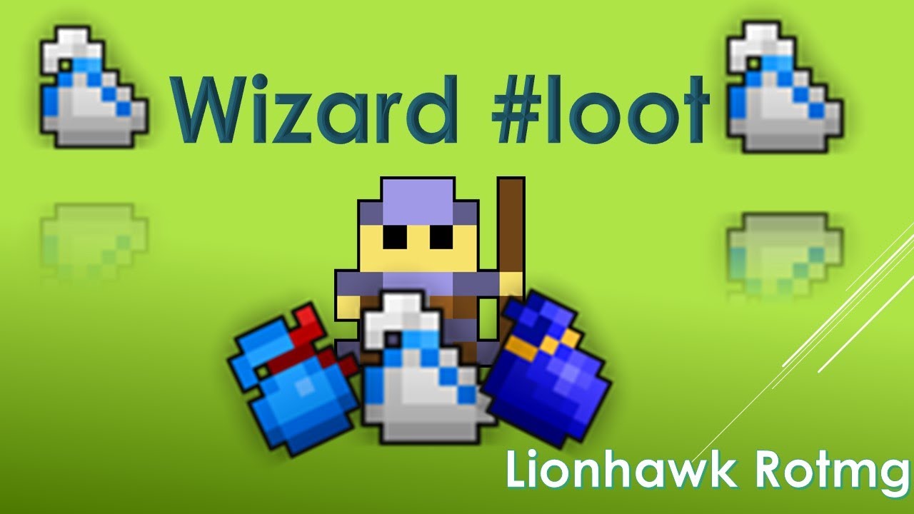 Rotmg Wizard loot 3White Bag YouTube