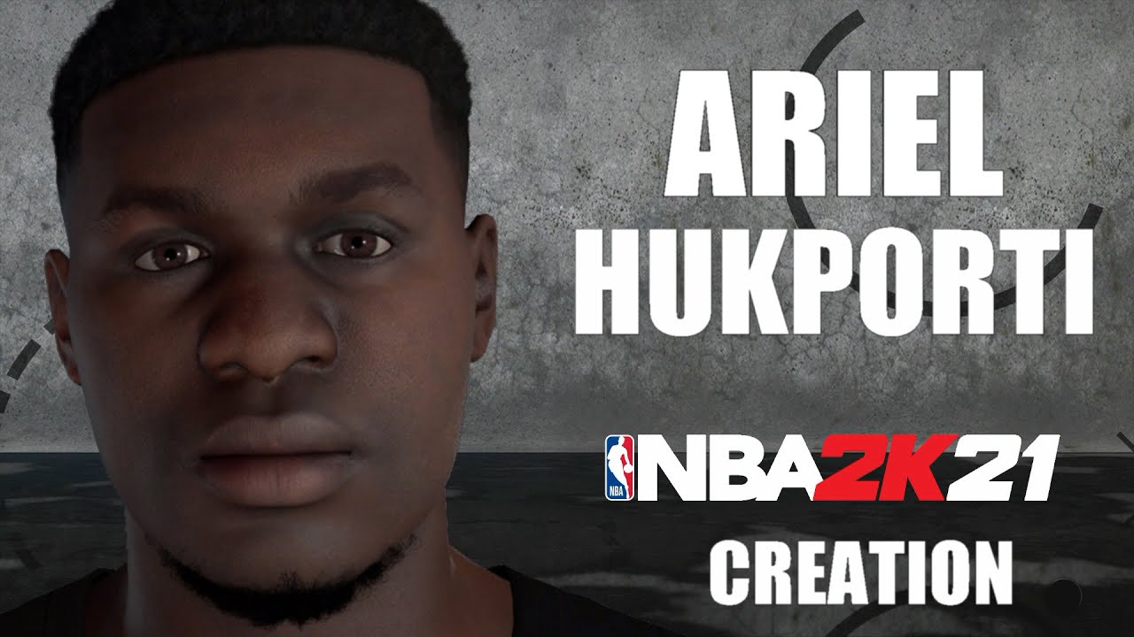 NBA 2K21 ✪ Ariel Hukporti | NBA Draft Prospect - German Big Man Sensation // Player Face Creation