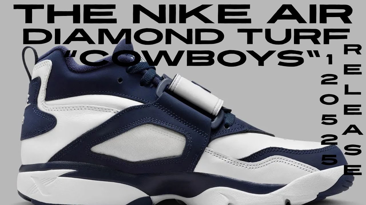 NAVY SILVER 2025 The Return of a Classic! Nike Air Diamond Turf ‘Cowboys’