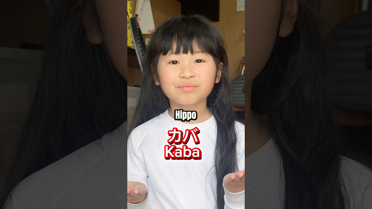 Animal Names in Japanese! 🐘🦒