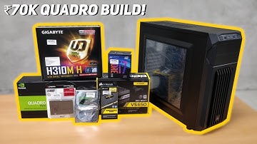 $1000 Editing PC Time Lapse Build - Intel Core i7-8700 & Quadro P620
