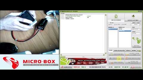LG KP502 Read Codes with Micro-Box