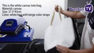 How to Sublimate Canvas Tote Bags