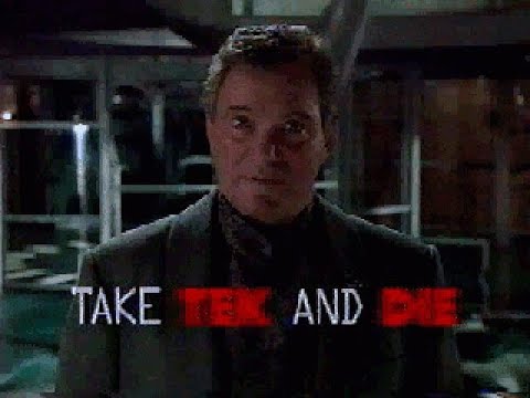 William Shatner's TekWar game all cutscenes