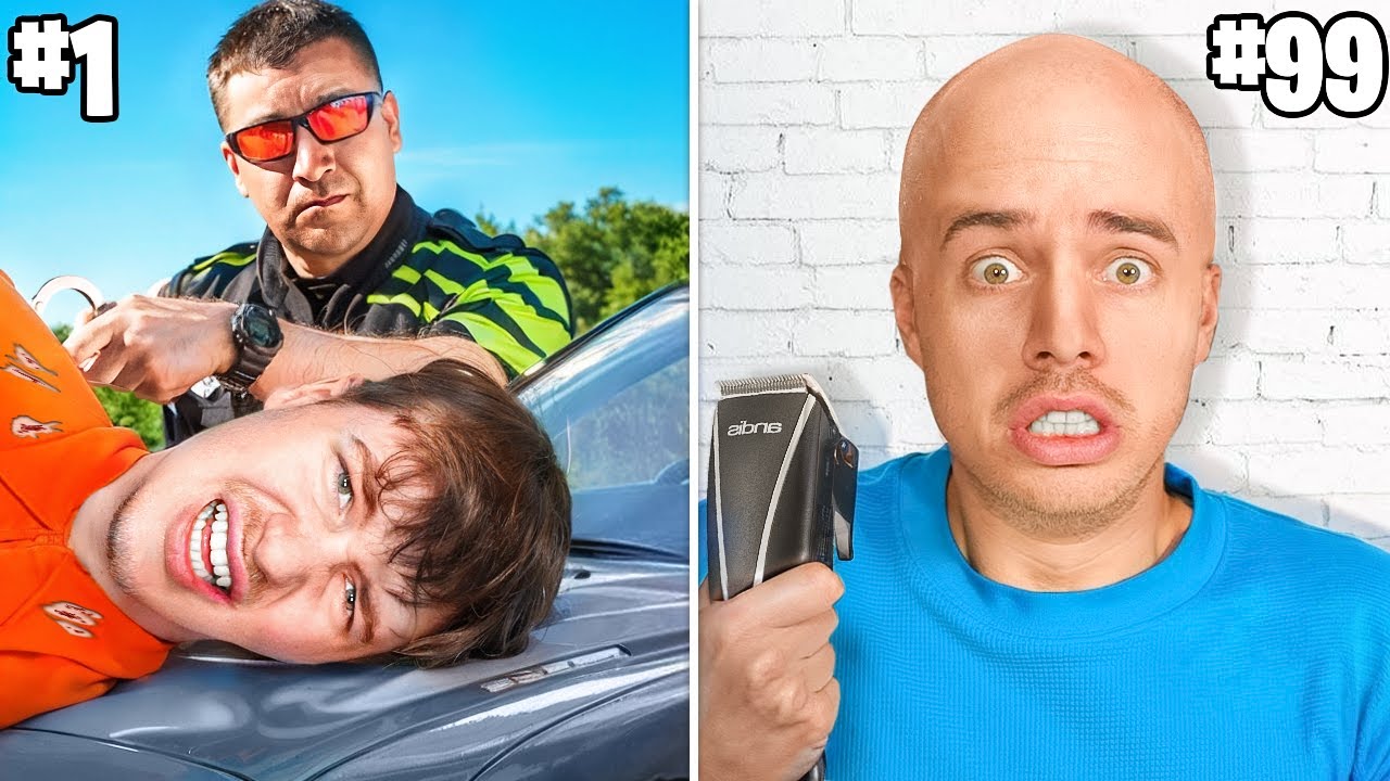 100 CHALLENGES IN 24 UUR!