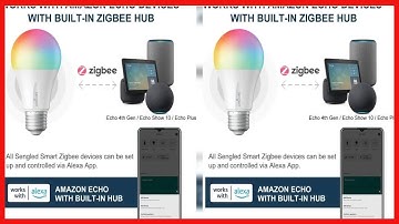 Sengled Zigbee Smart Bulb, Smart Hub Required, Works with SmartThings and Echo with built-in Hub